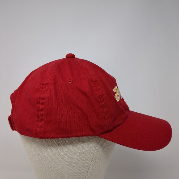 Bulldogs Hemet Strapback Hat Red One Size Adjustable Embroidered Pel Athletic - Picture 4 of 8